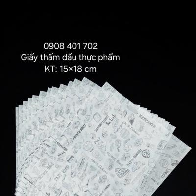 GIẤY GÓI THẤM DẦU THỰC PHẨM IN SẴN